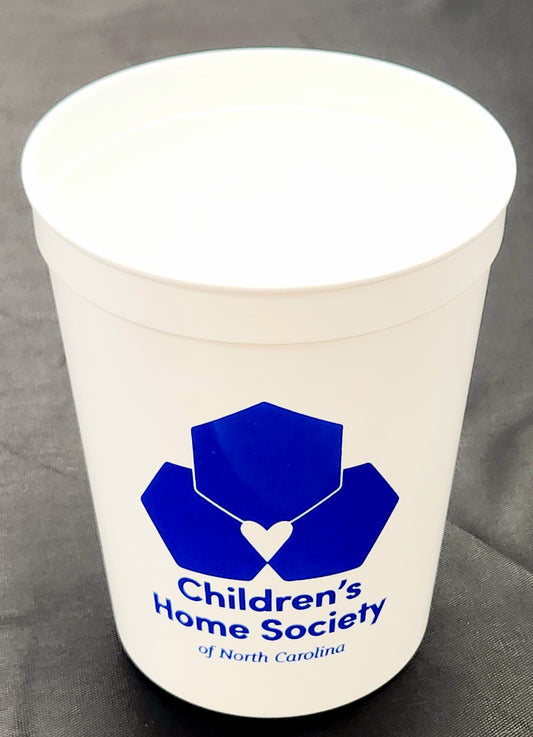 White 16 ounce Stadium Cup
