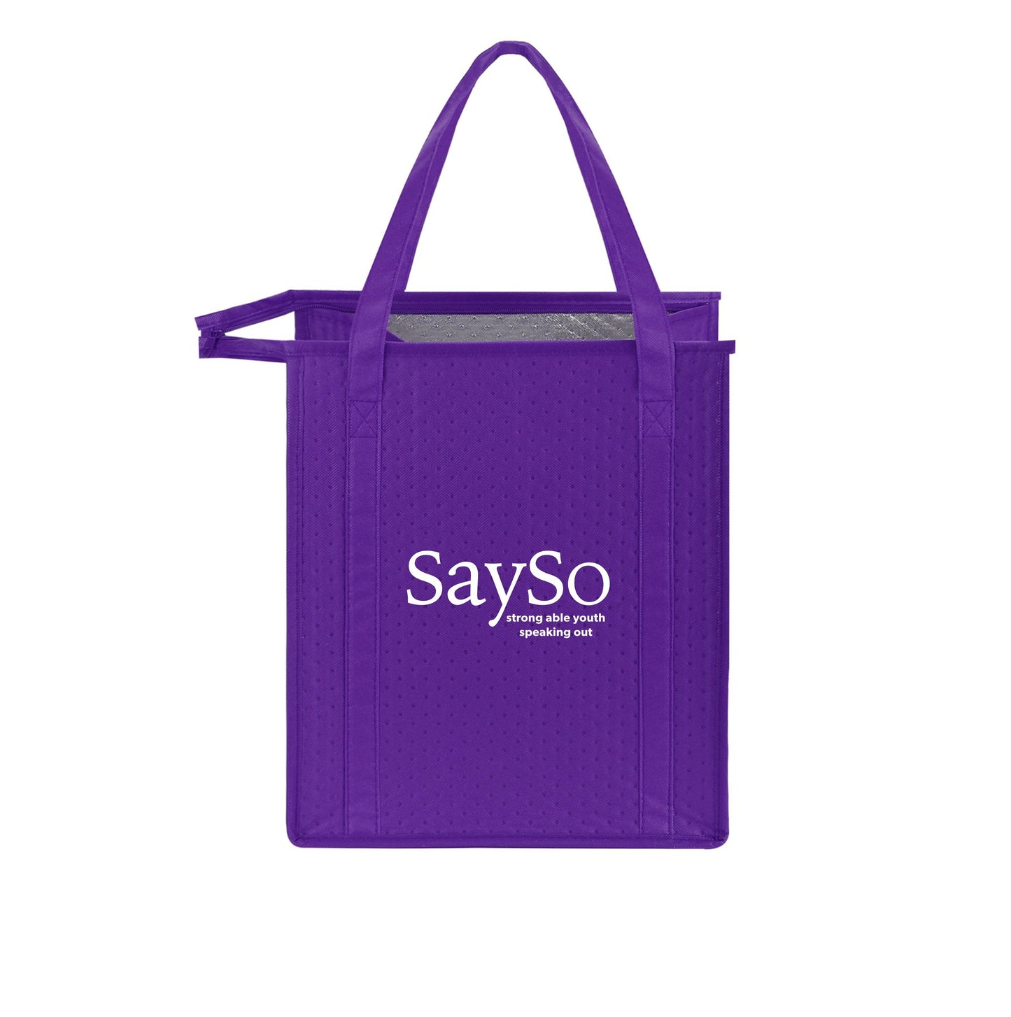 SaySo Insulated Grocery Tote
