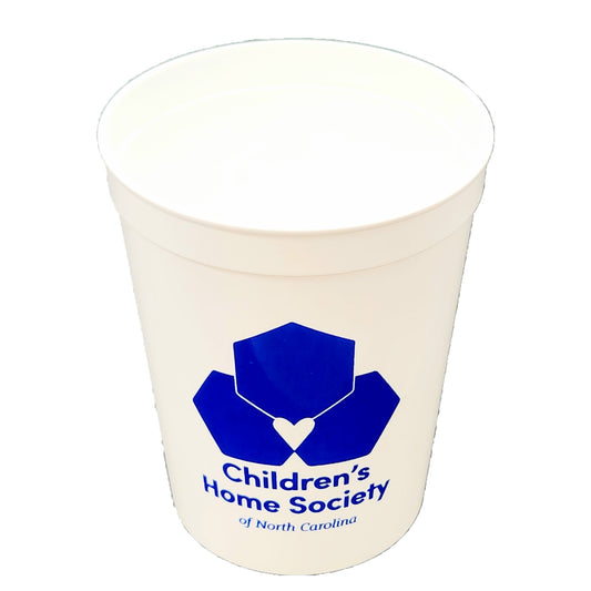 White 16 ounce Stadium Cup