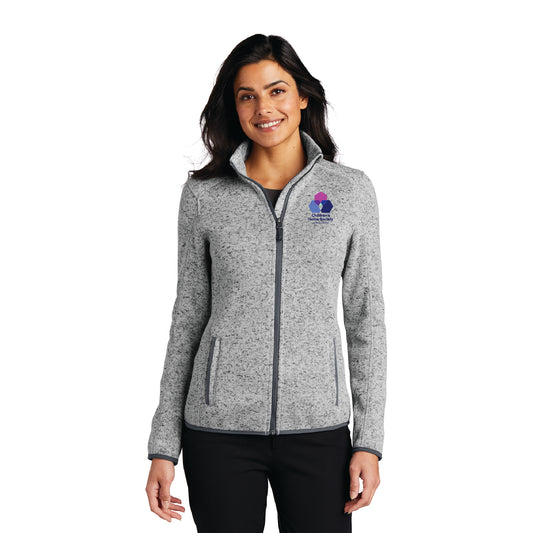 Ladies Sweater Fleece Jacket