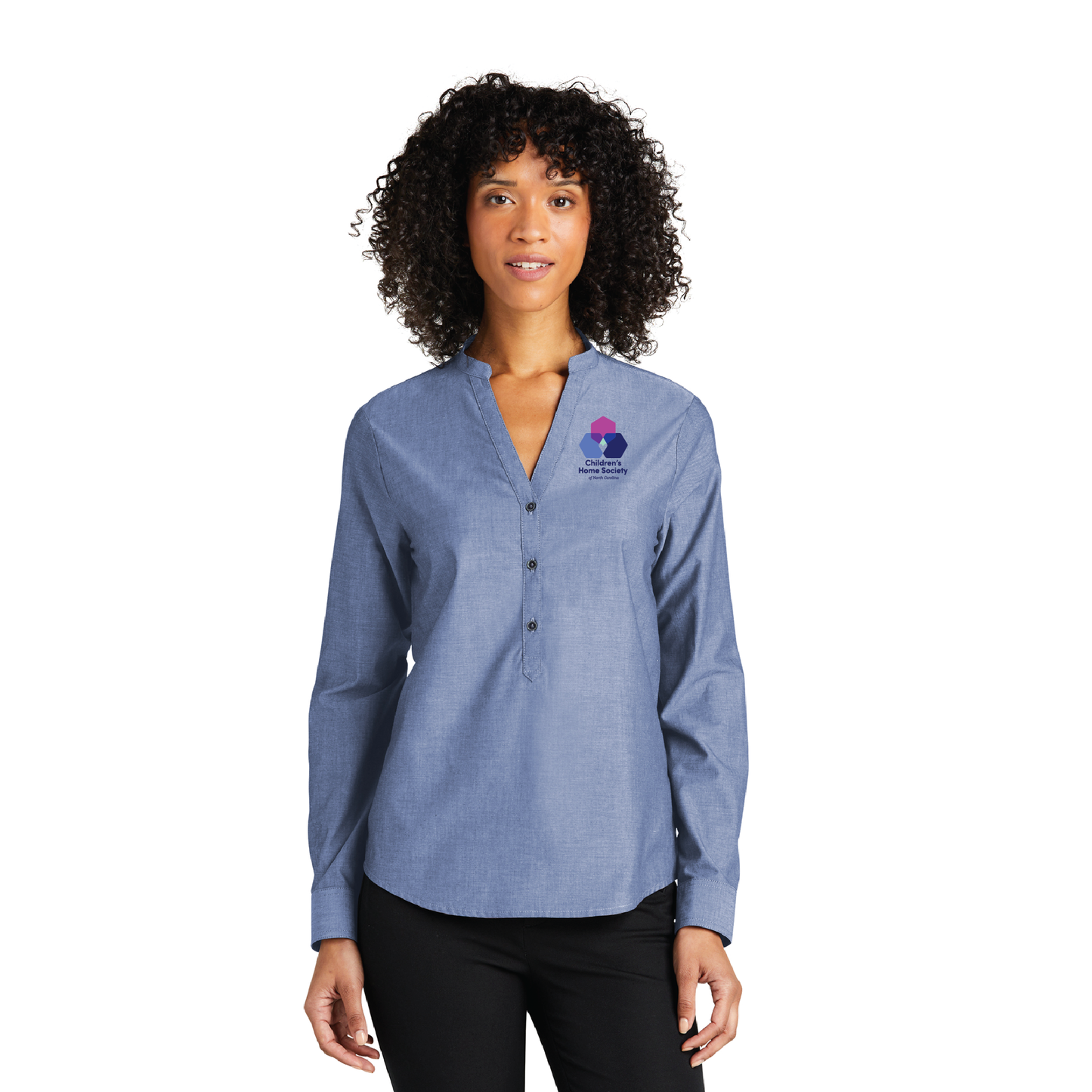Ladies Chambray Easy Care Shirt