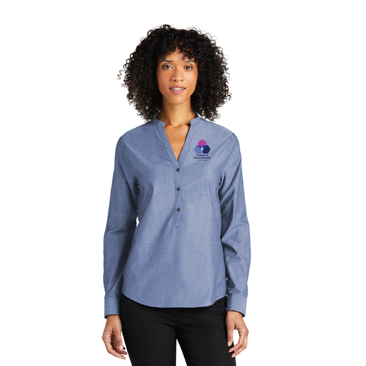Ladies Chambray Easy Care Shirt